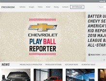 Tablet Screenshot of chevroletmalibumedia.com